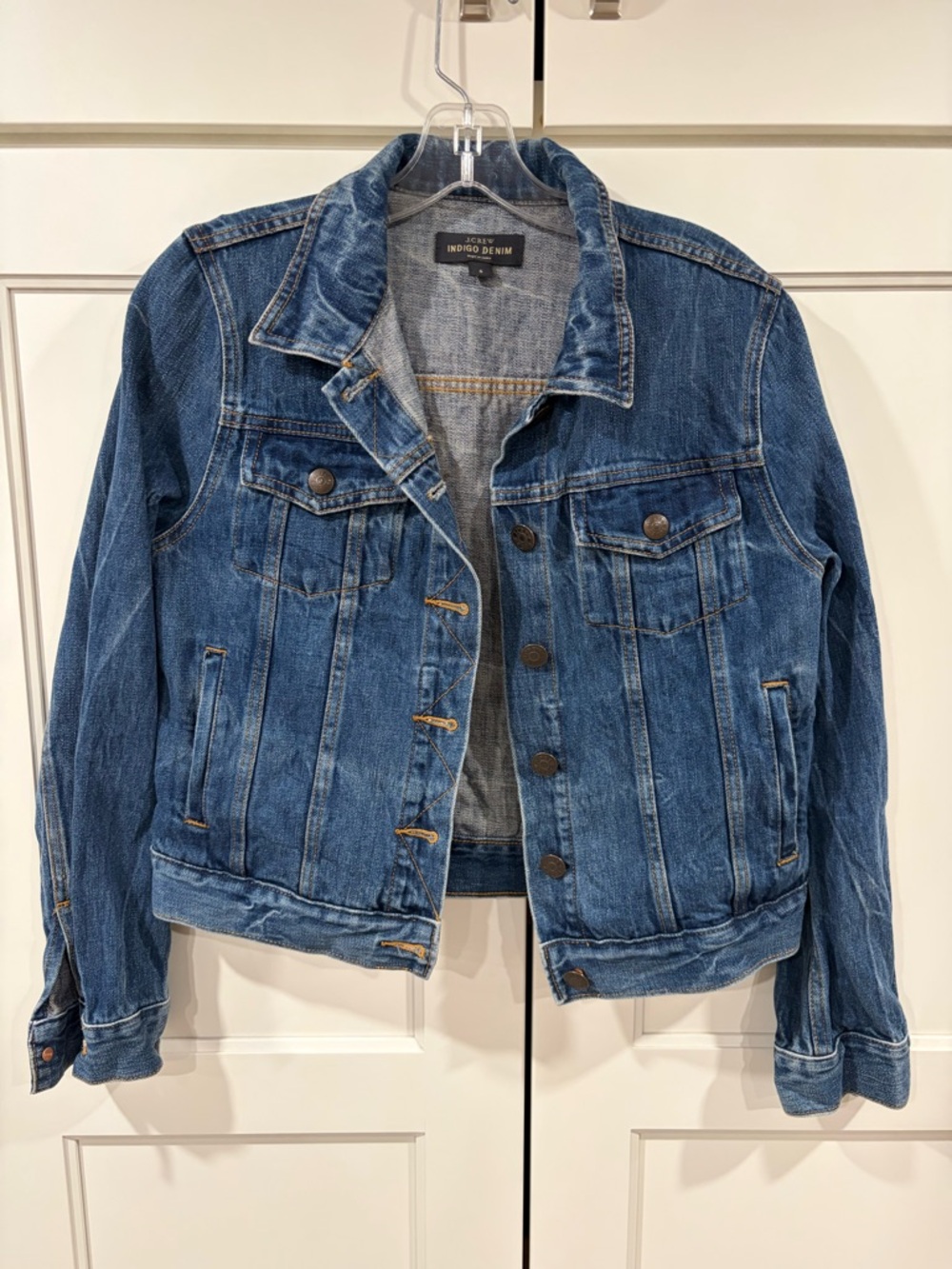 J Crew Women’s Indigo Denim Blue Jean Jacket